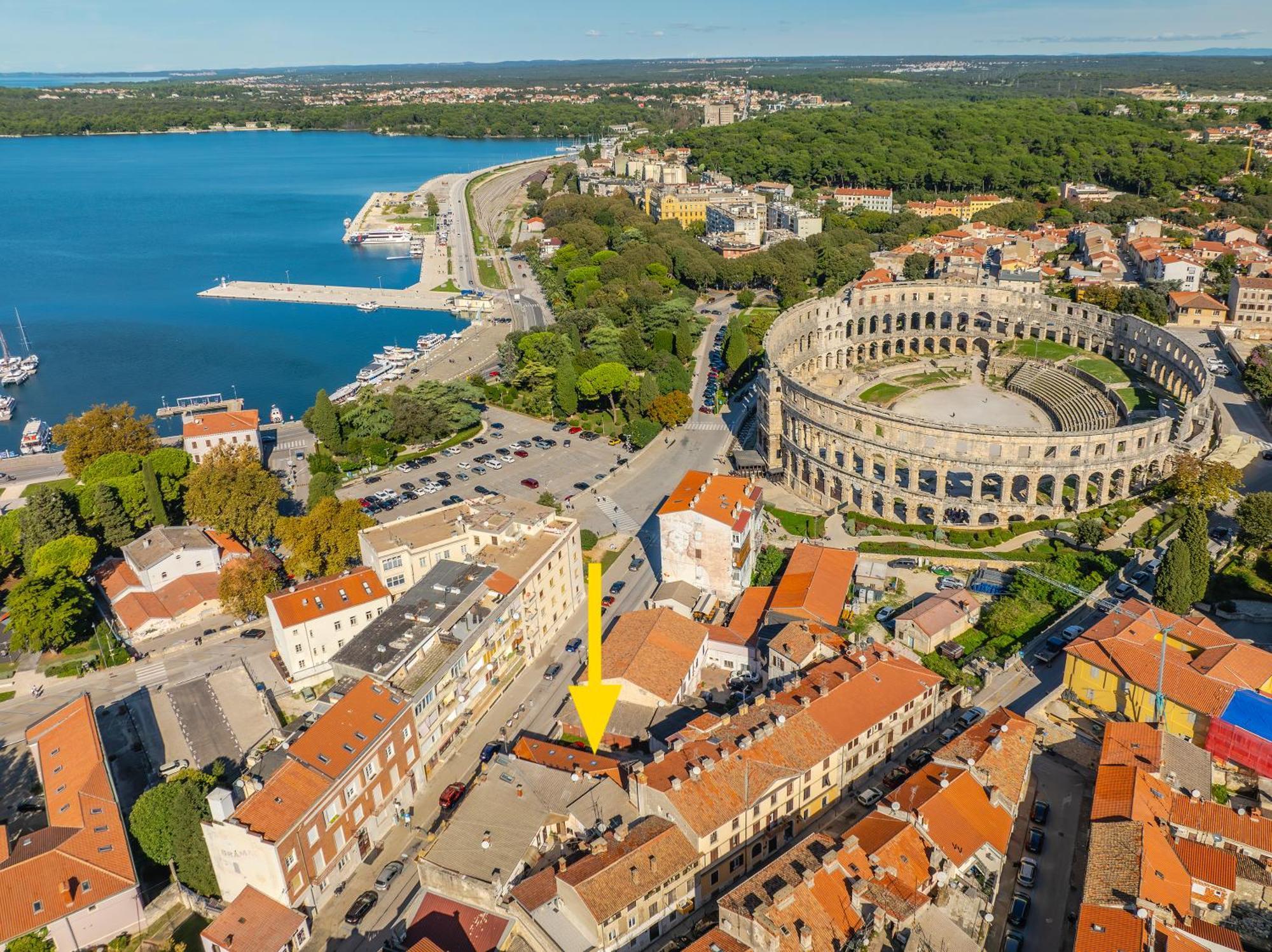 D&A Amphitheatre Premium Apartments With Free Parking Pula Eksteriør billede